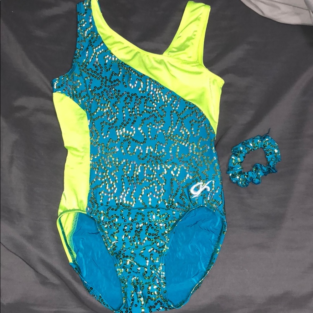 GK Elite gymnastics training leotard